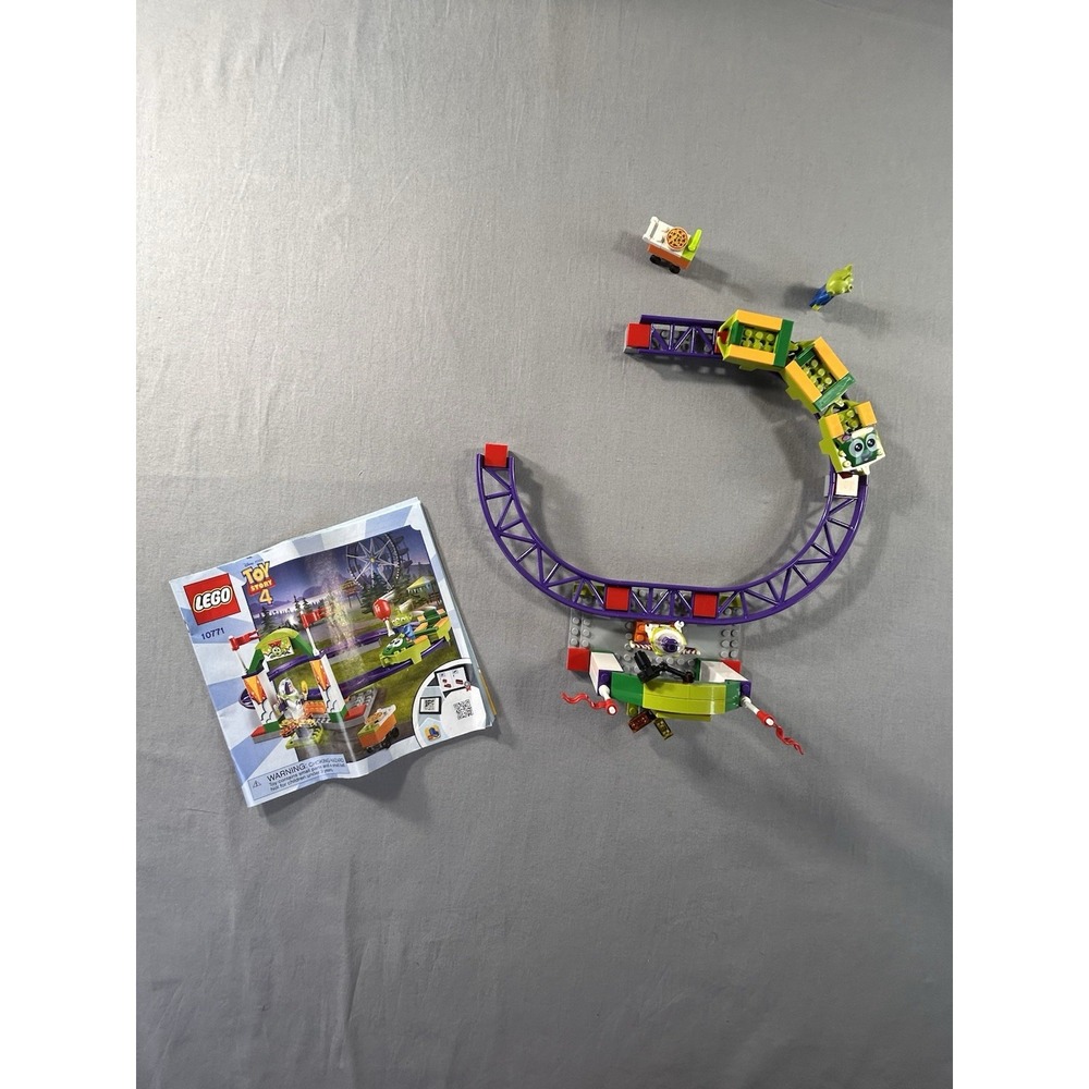 Lego Disney Pixar Toy Story 4 #10771 Carnival Thrill Coaster Incomplete Set